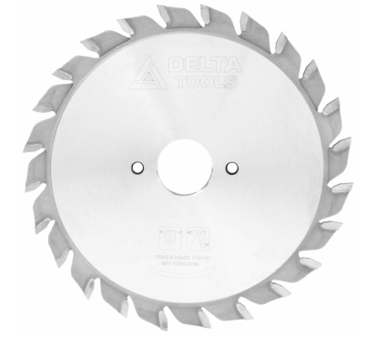 Диск пильный подрезной DELTA TOOLS 120x20x2.8/3.6x12+12T WZ 5гр. составная по МДФ, ДСП